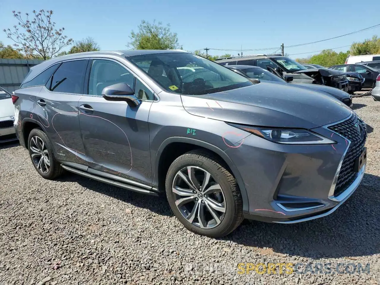 4 Photograph of a damaged car JTJHGKFA7M2020683 LEXUS RX450 2021