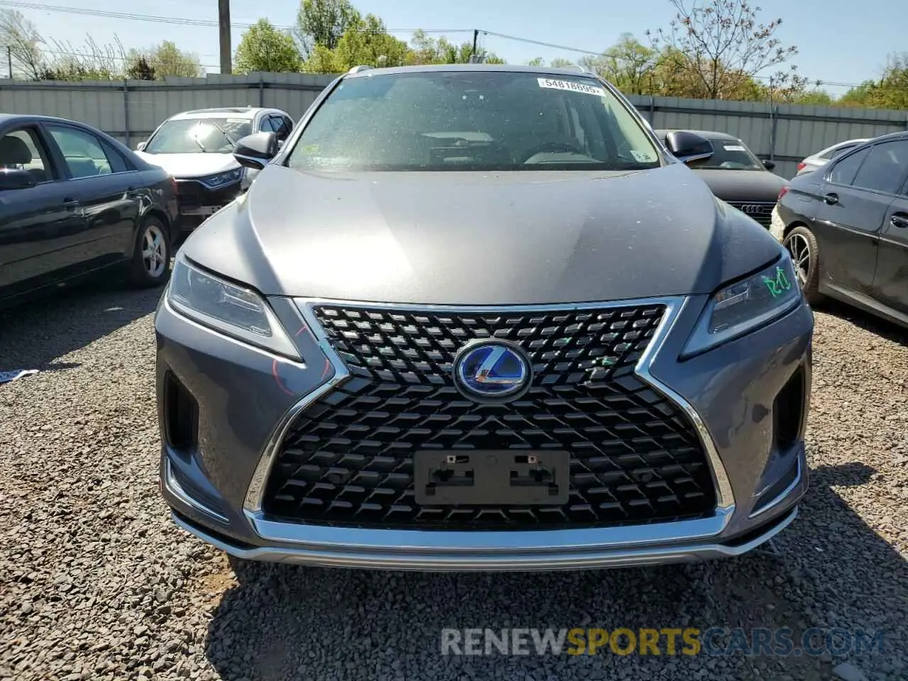 5 Photograph of a damaged car JTJHGKFA7M2020683 LEXUS RX450 2021