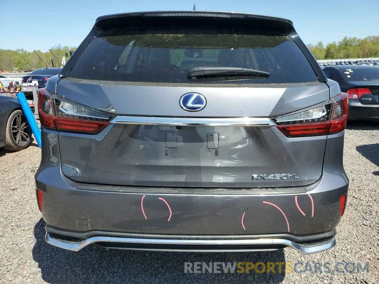 6 Photograph of a damaged car JTJHGKFA7M2020683 LEXUS RX450 2021