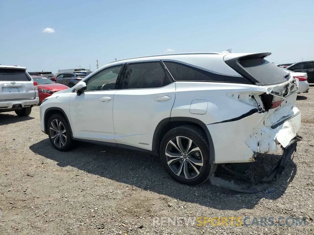 2 Photograph of a damaged car JTJHGKFA8M2017243 LEXUS RX450 2021
