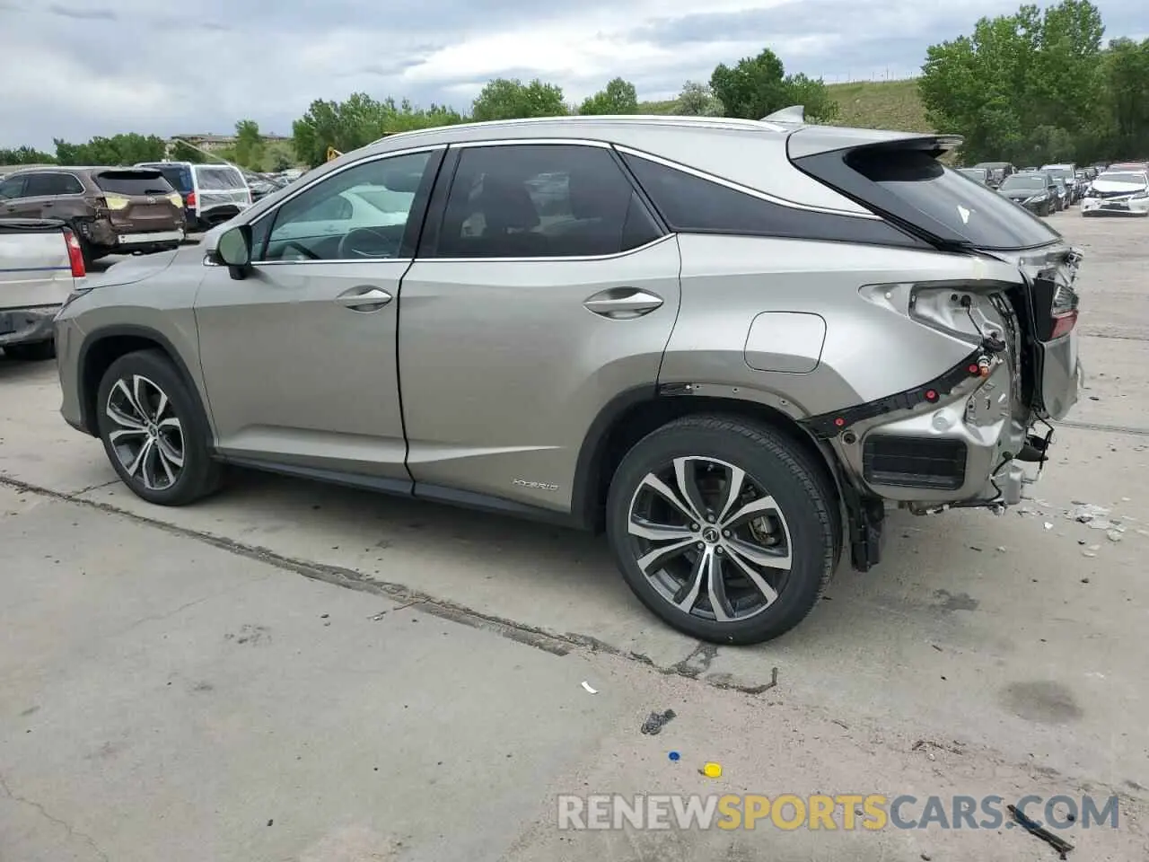 2 Photograph of a damaged car 2T2HGMDA0NC081356 LEXUS RX450 2022