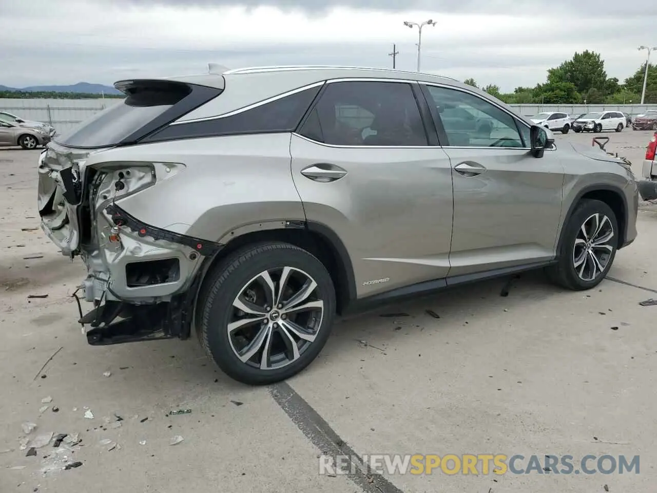 3 Photograph of a damaged car 2T2HGMDA0NC081356 LEXUS RX450 2022