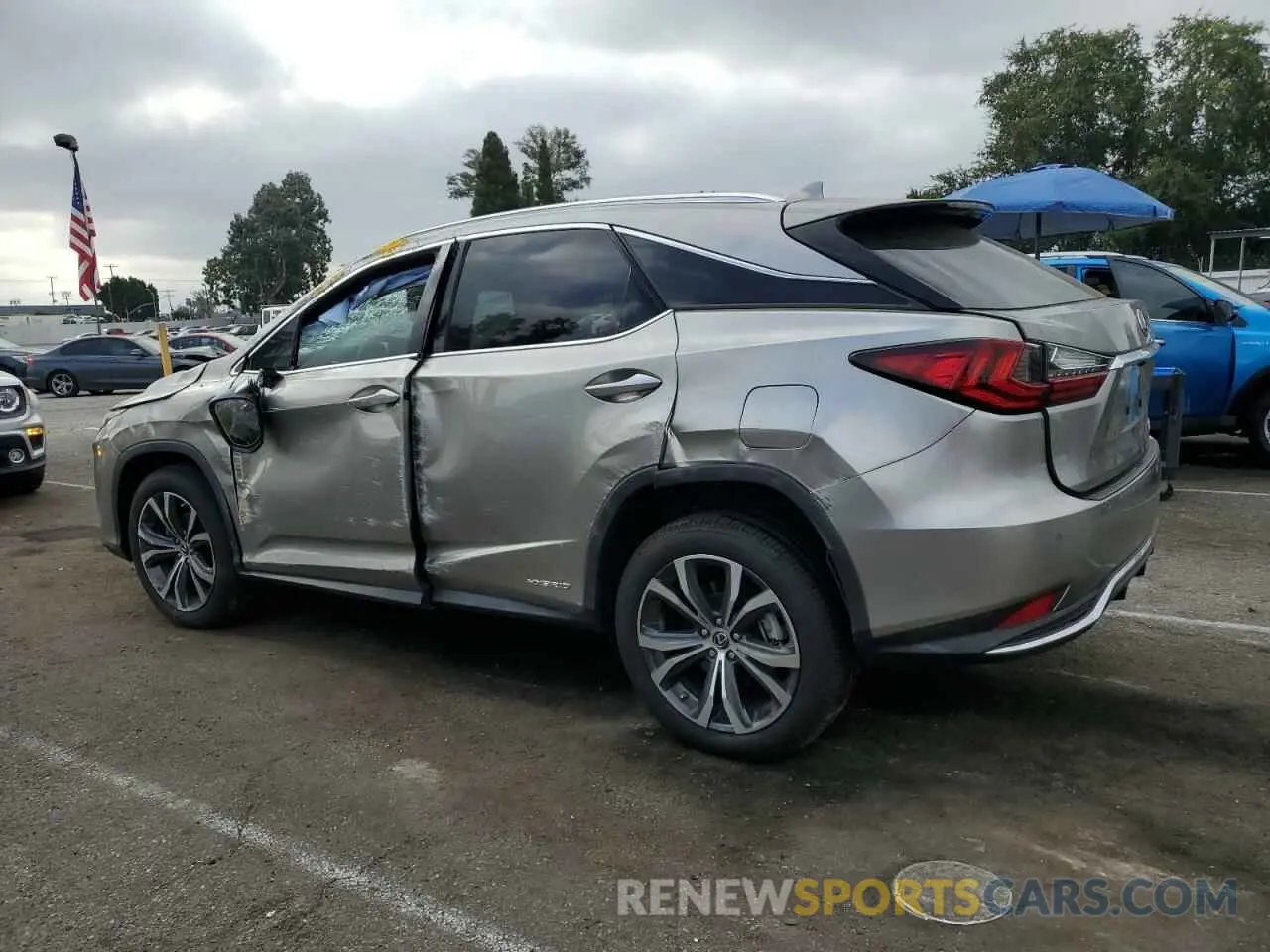2 Photograph of a damaged car 2T2HGMDA1NC082757 LEXUS RX450 2022