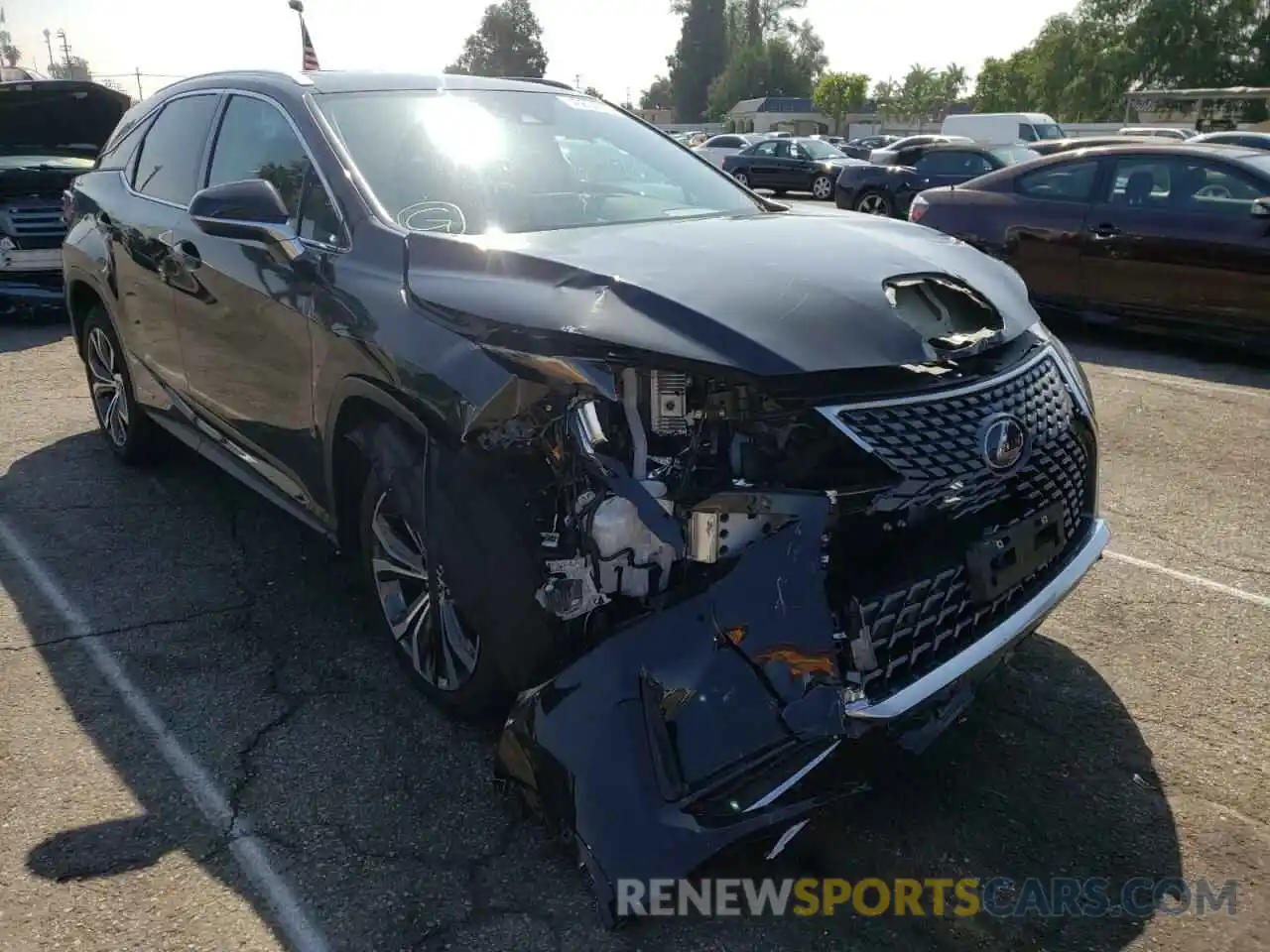 1 Photograph of a damaged car 2T2HGMDA3NC076703 LEXUS RX450 2022