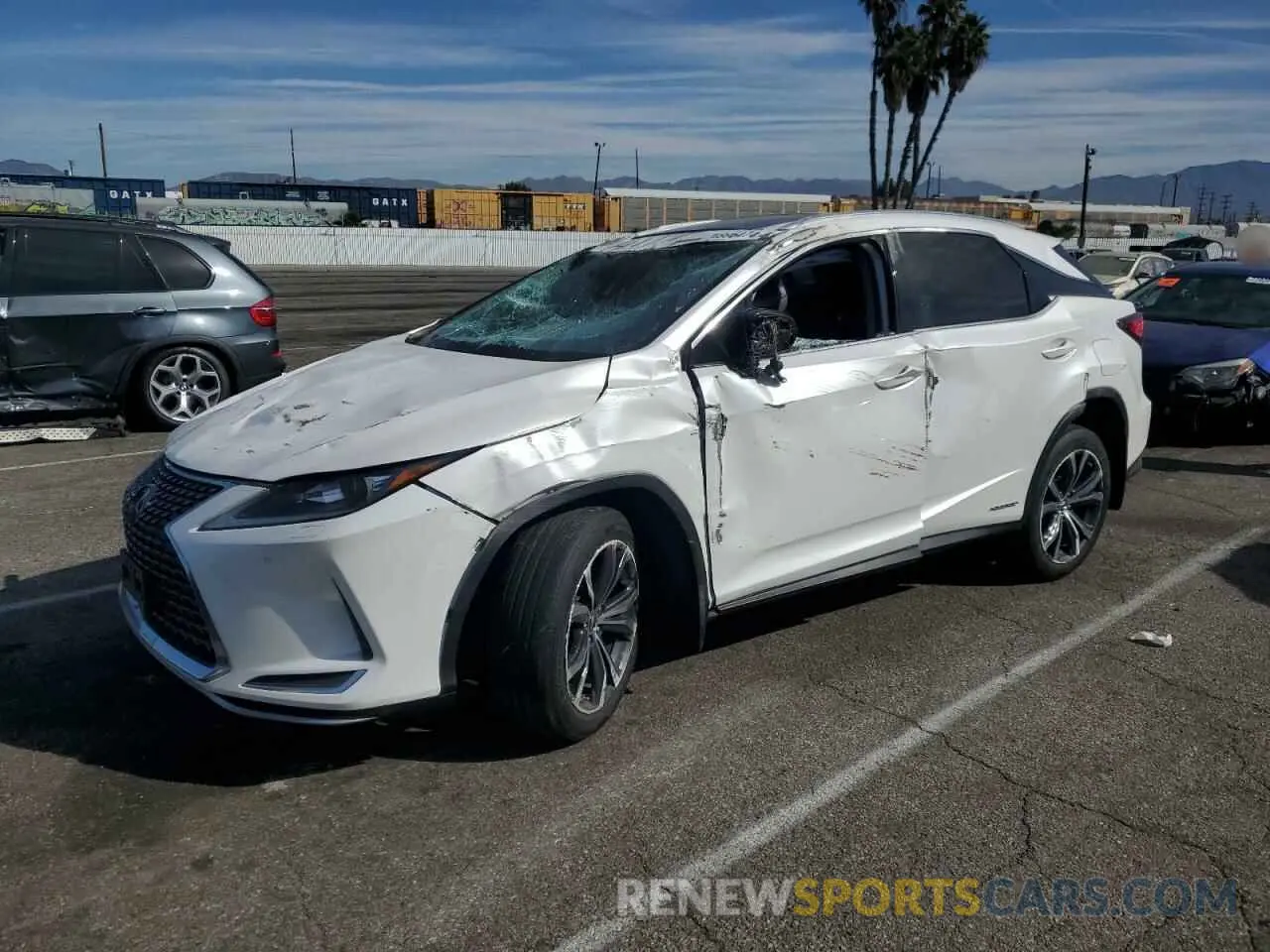 1 Photograph of a damaged car 2T2HGMDA3NC087586 LEXUS RX450 2022