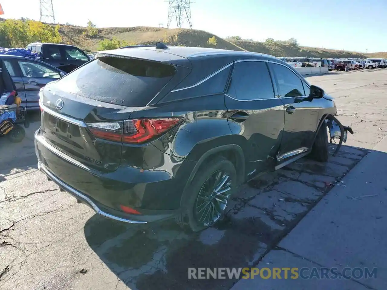 4 Photograph of a damaged car 2T2HGMDA4NC072823 LEXUS RX450 2022