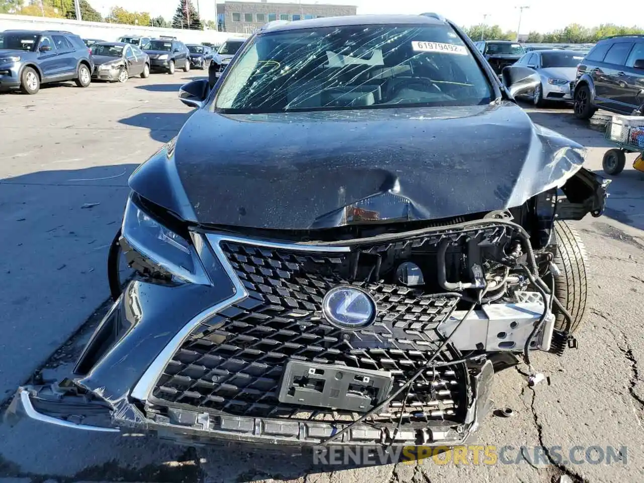 9 Photograph of a damaged car 2T2HGMDA4NC072823 LEXUS RX450 2022