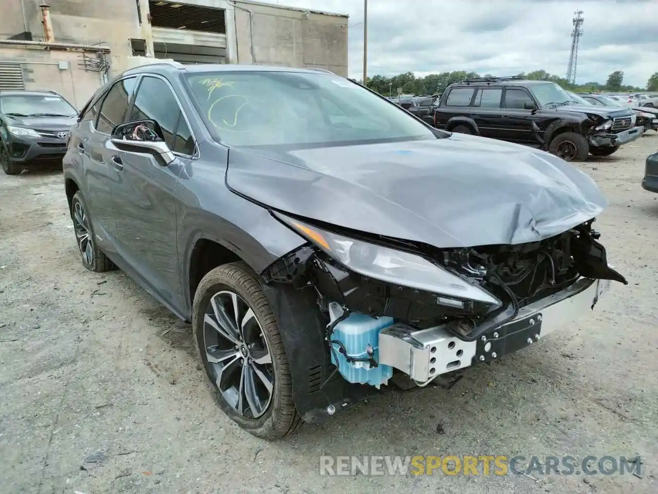 1 Photograph of a damaged car 2T2HGMDA4NC082803 LEXUS RX450 2022