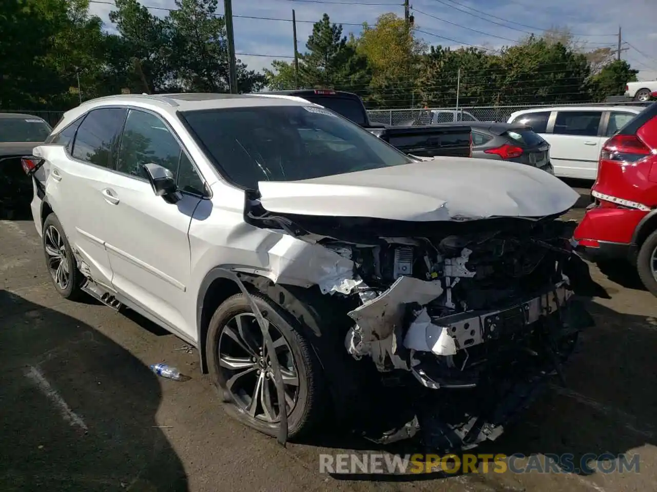 1 Photograph of a damaged car 2T2HGMDA5NC087900 LEXUS RX450 2022