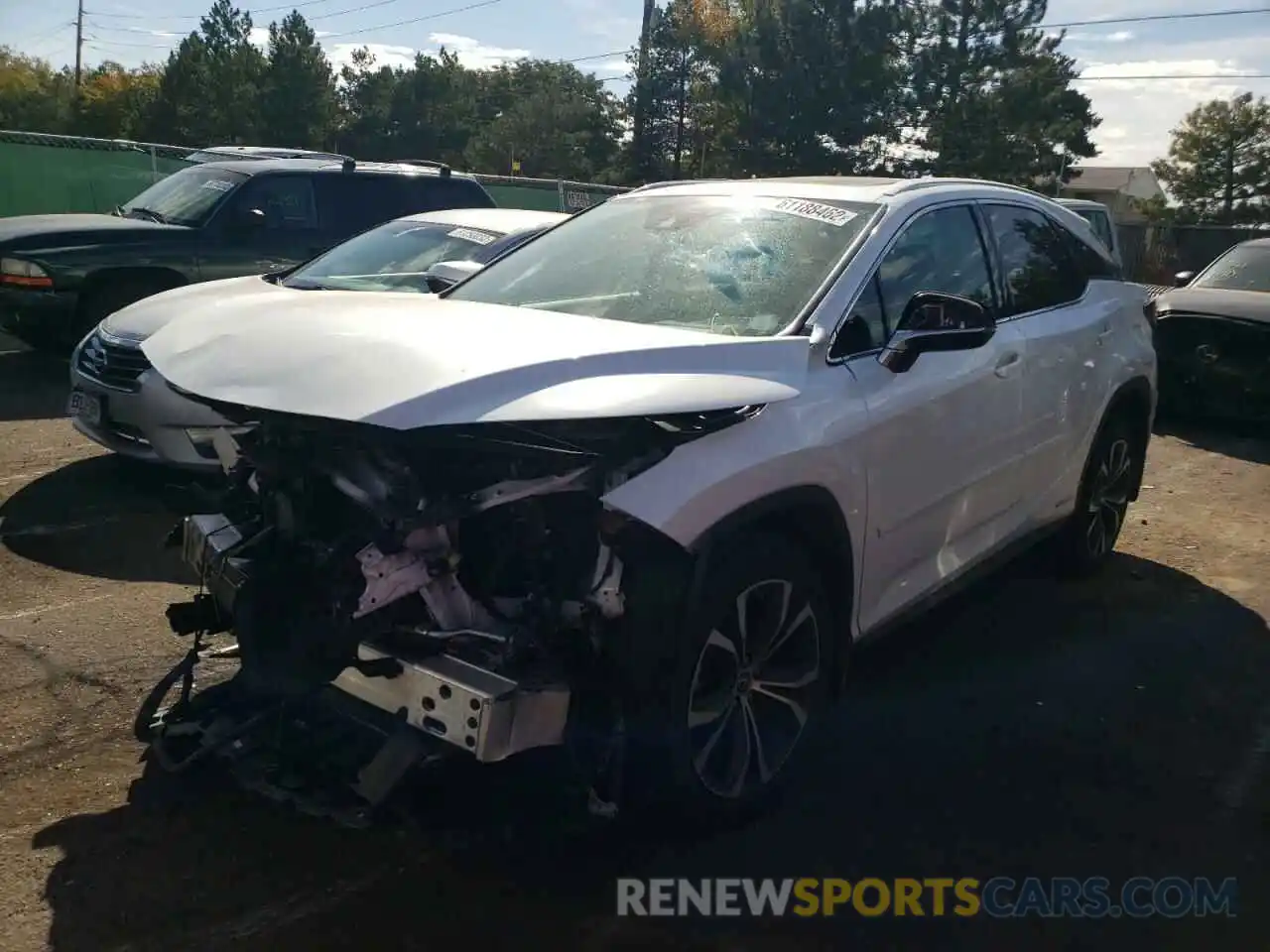 2 Photograph of a damaged car 2T2HGMDA5NC087900 LEXUS RX450 2022