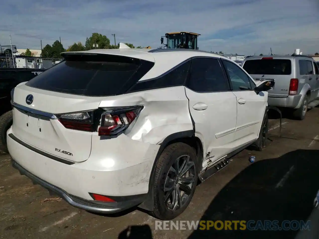 4 Photograph of a damaged car 2T2HGMDA5NC087900 LEXUS RX450 2022