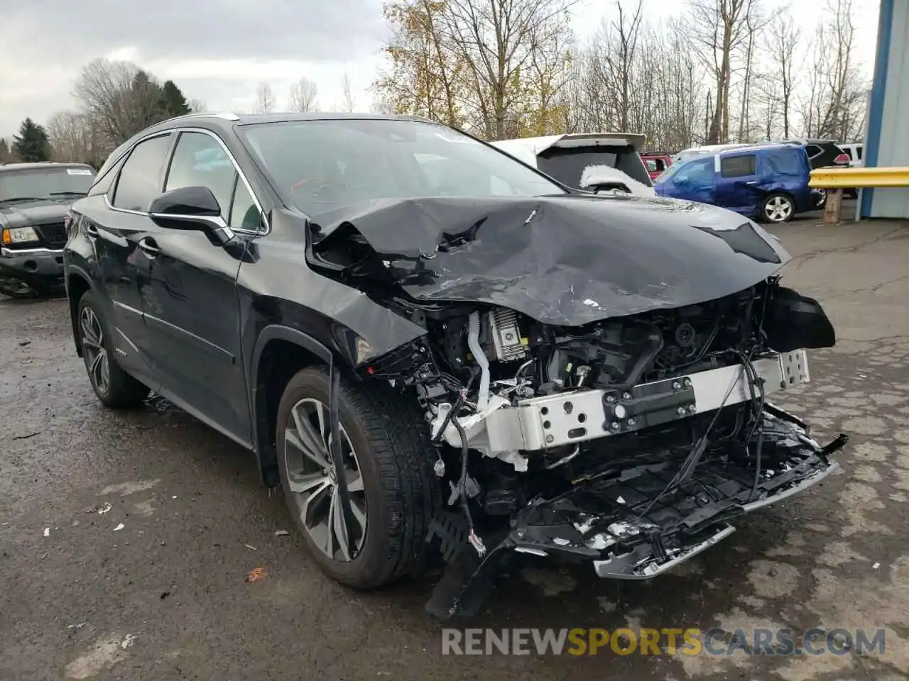 1 Photograph of a damaged car 2T2HGMDA6NC072645 LEXUS RX450 2022