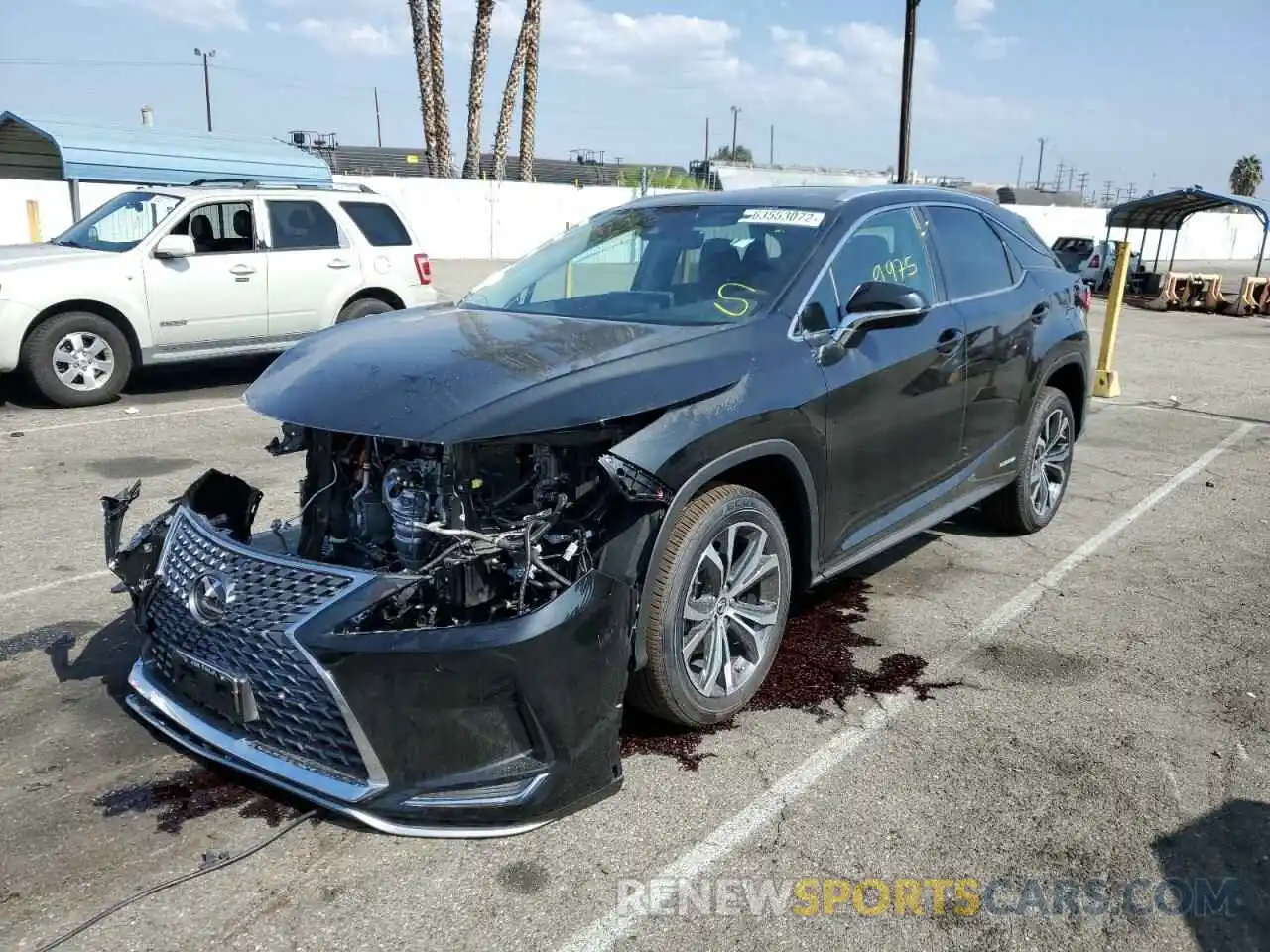 2 Photograph of a damaged car 2T2HGMDA7NC088482 LEXUS RX450 2022