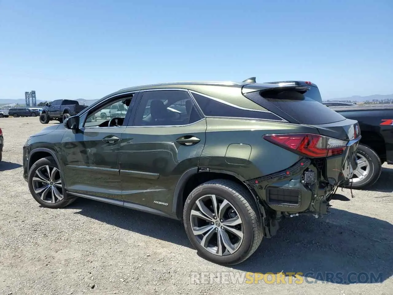 2 Photograph of a damaged car 2T2HGMDA8NC073974 LEXUS RX450 2022