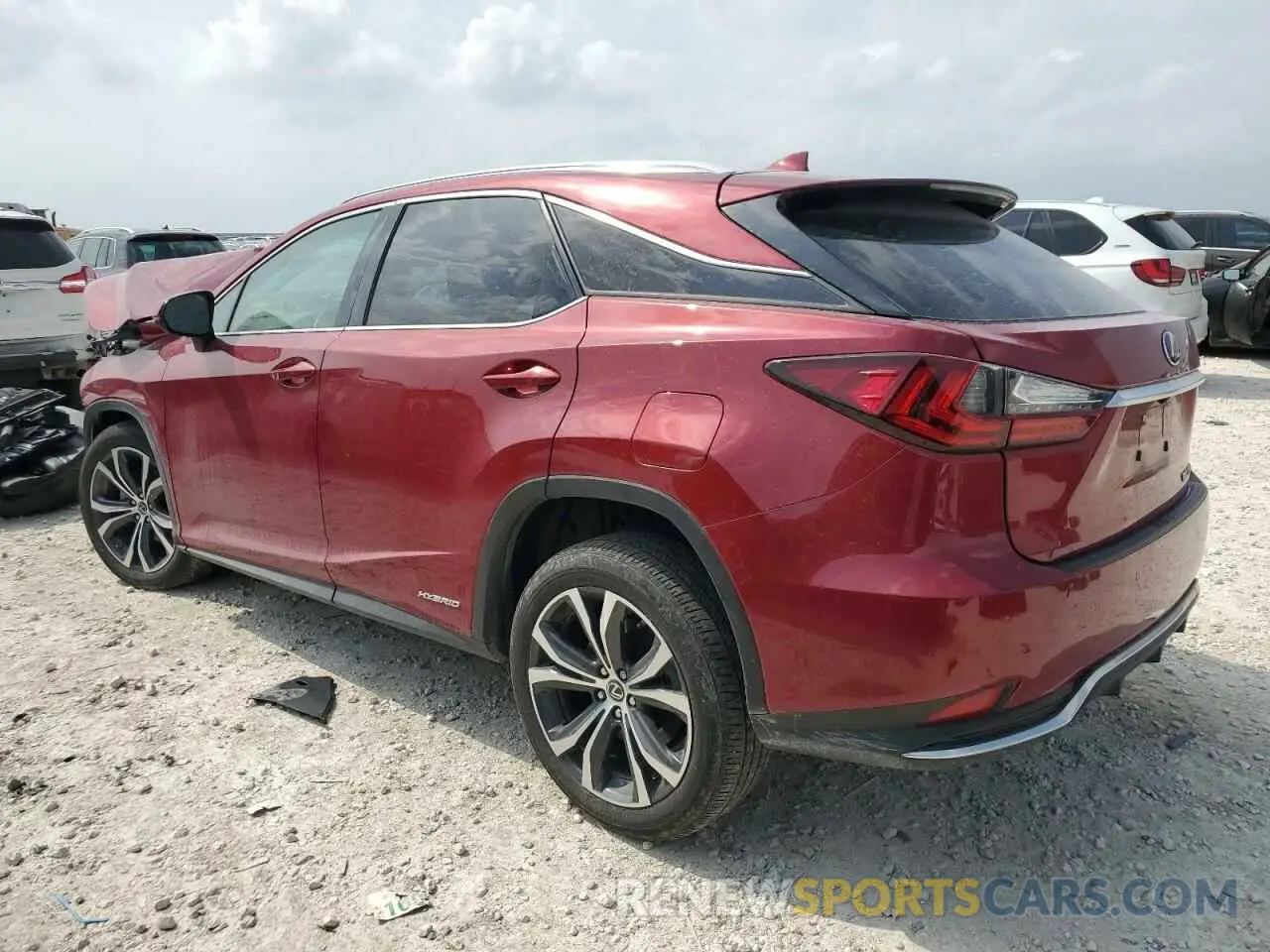 2 Photograph of a damaged car 2T2HGMDA8NC076504 LEXUS RX450 2022