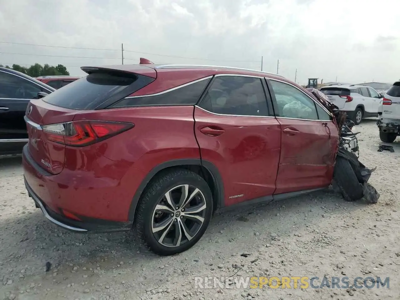 3 Photograph of a damaged car 2T2HGMDA8NC076504 LEXUS RX450 2022