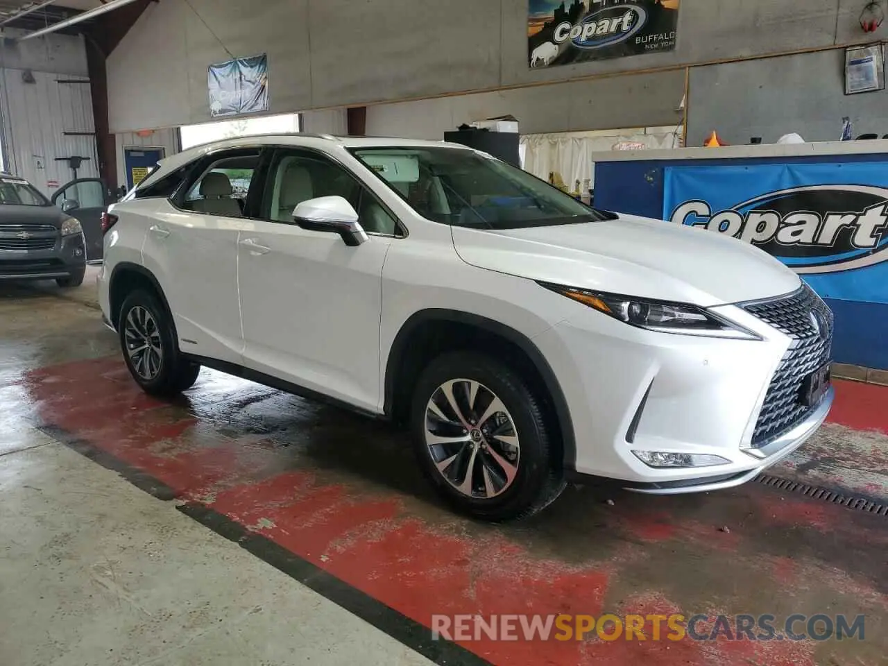 4 Photograph of a damaged car 2T2HGMDA8NC084683 LEXUS RX450 2022