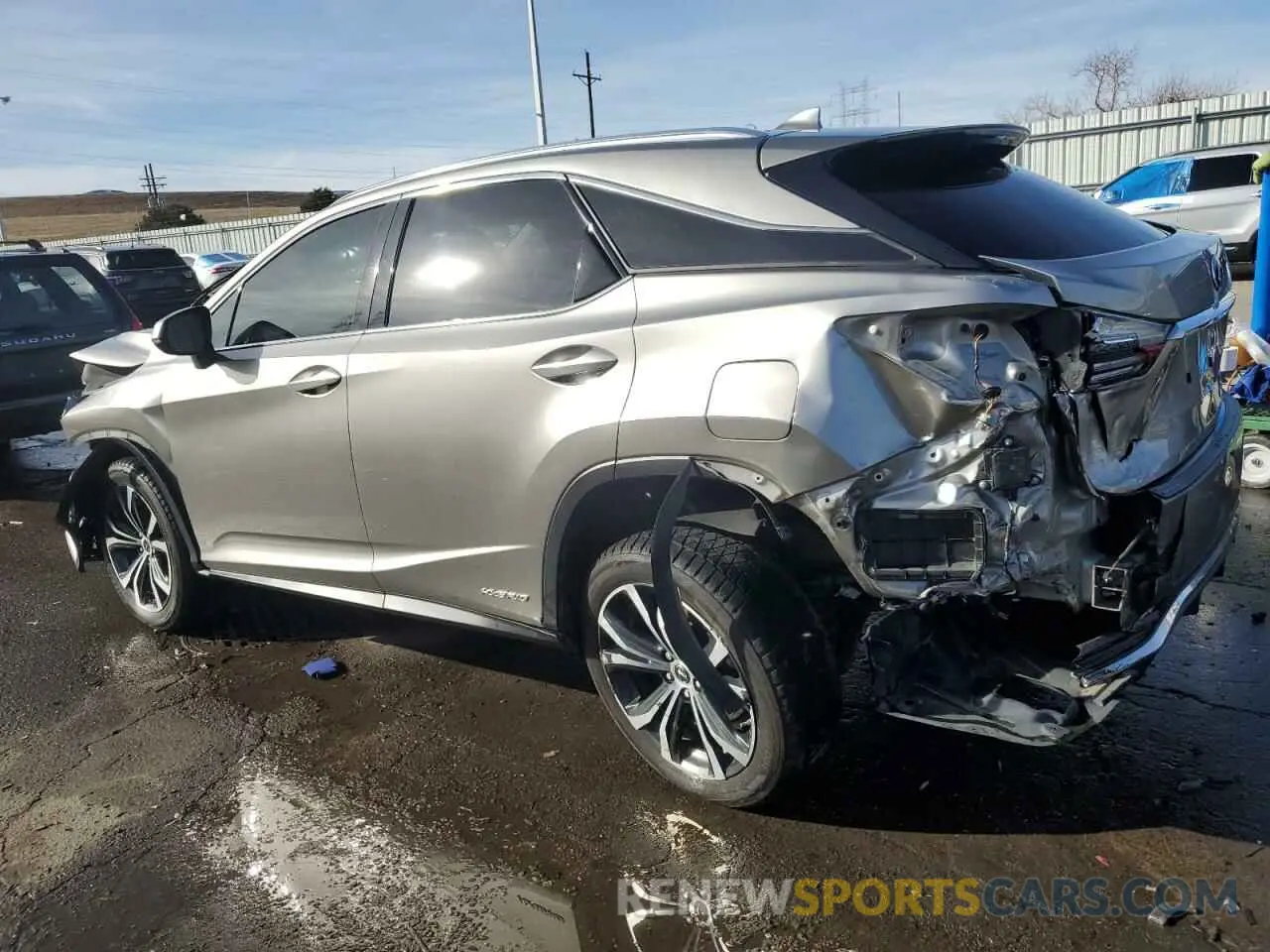 2 Photograph of a damaged car 2T2HGMDA9NC073319 LEXUS RX450 2022