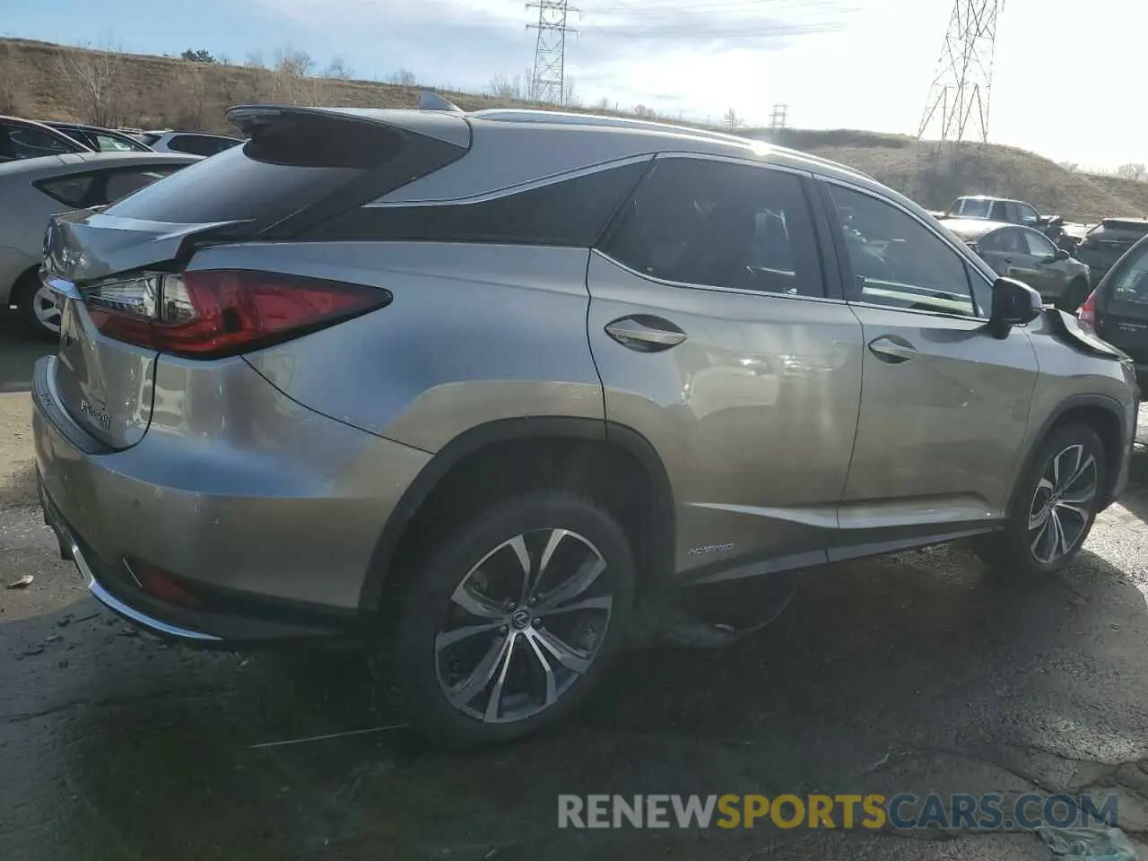 3 Photograph of a damaged car 2T2HGMDA9NC073319 LEXUS RX450 2022
