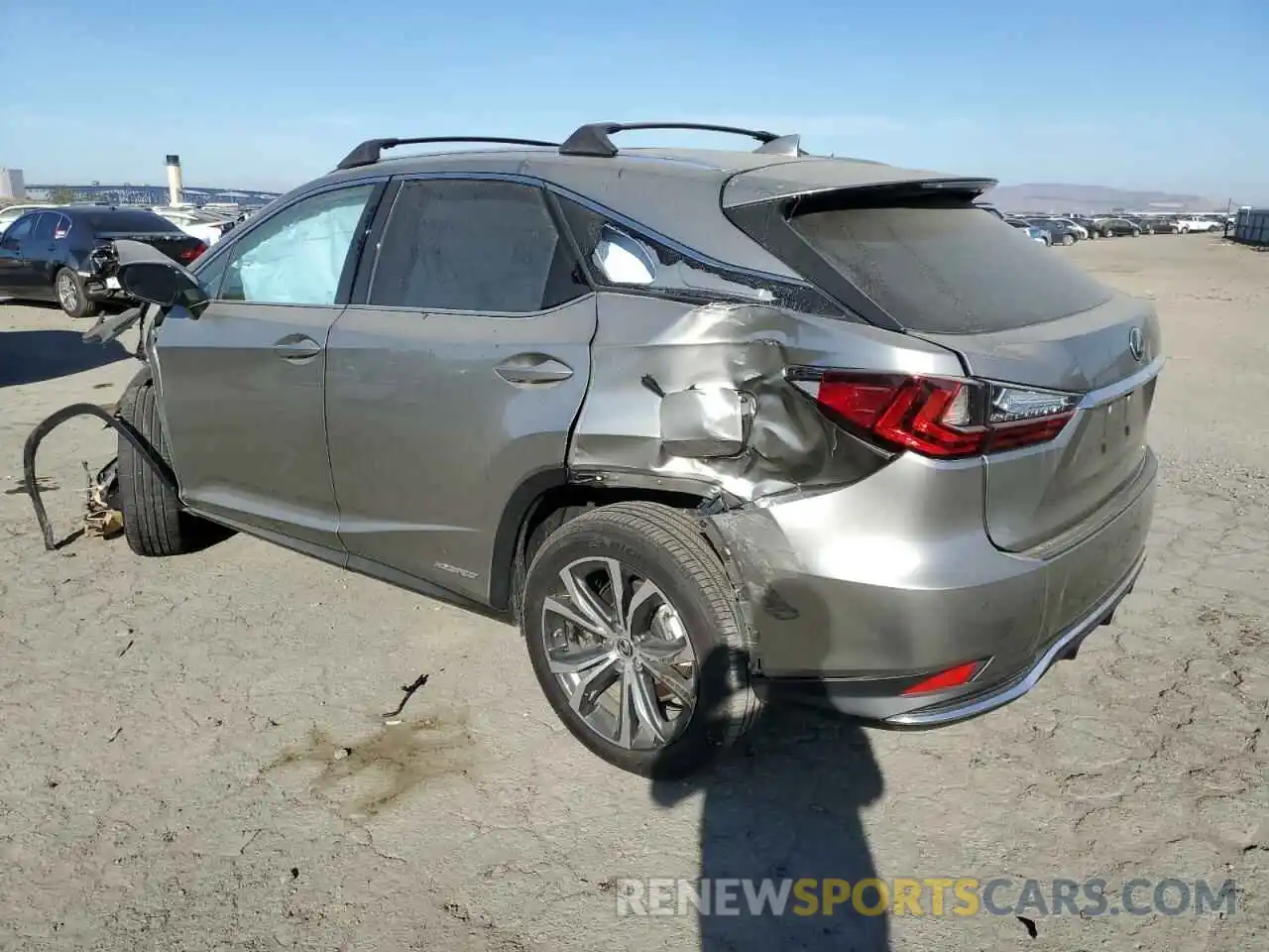 2 Photograph of a damaged car 2T2HGMDA9NC077600 LEXUS RX450 2022