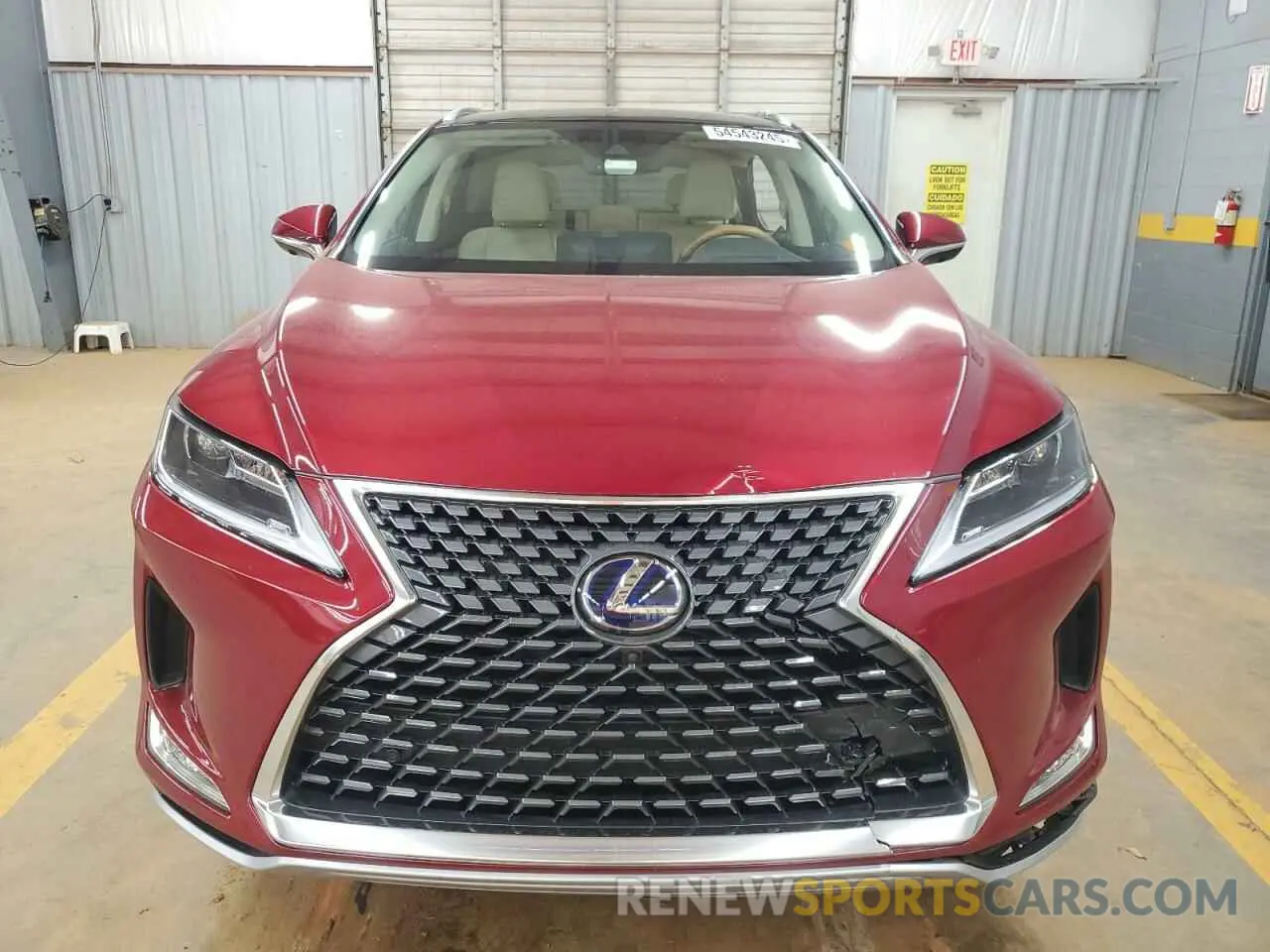 5 Photograph of a damaged car 2T2HGMDAXNC081722 LEXUS RX450 2022