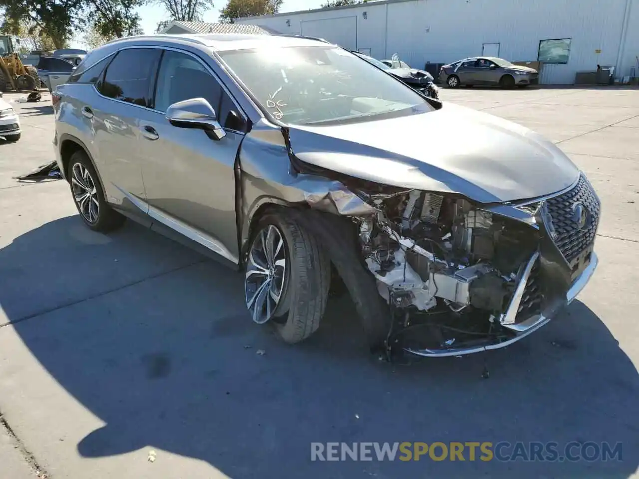 1 Photograph of a damaged car 2T2HGMDAXNC081929 LEXUS RX450 2022