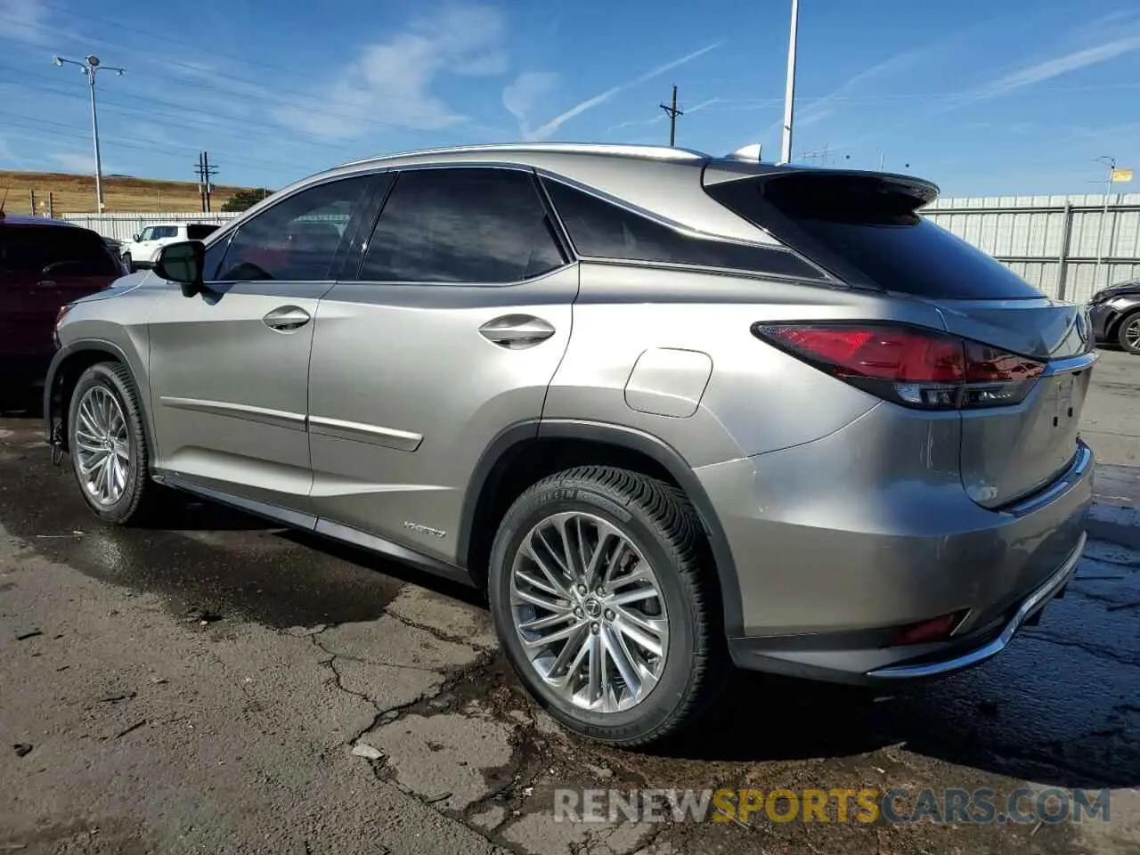 2 Photograph of a damaged car 2T2JGMDA0NC083321 LEXUS RX450 2022