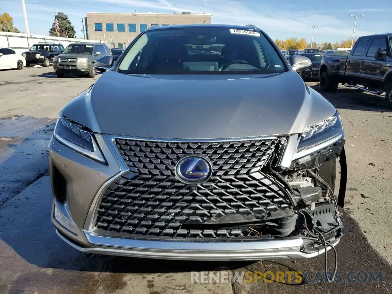 5 Photograph of a damaged car 2T2JGMDA0NC083321 LEXUS RX450 2022