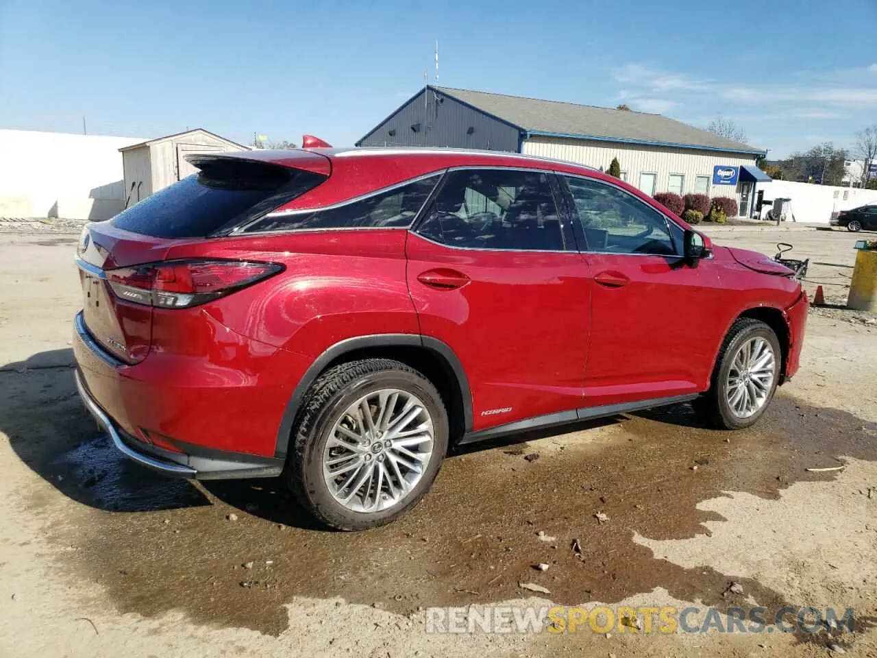 3 Photograph of a damaged car 2T2JGMDA2NC073048 LEXUS RX450 2022