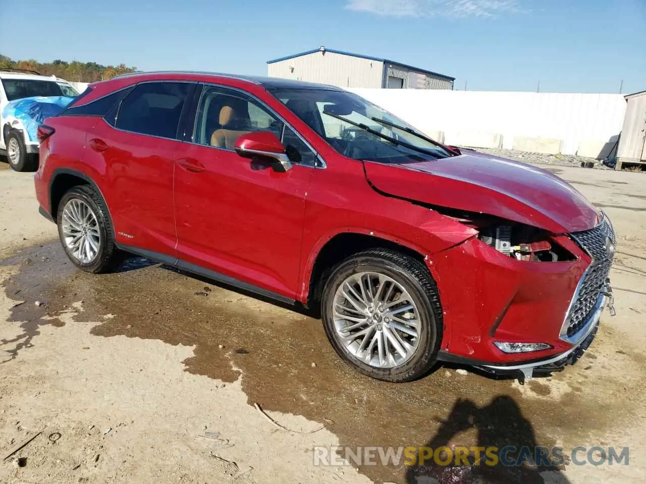 4 Photograph of a damaged car 2T2JGMDA2NC073048 LEXUS RX450 2022