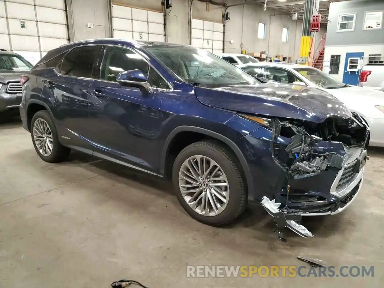 4 Photograph of a damaged car 2T2JGMDA4NC081703 LEXUS RX450 2022