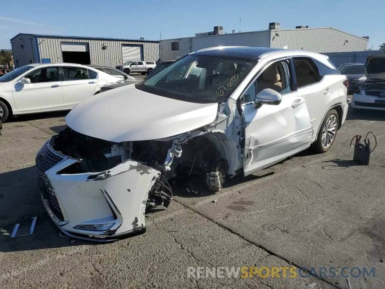 1 Photograph of a damaged car 2T2JGMDA5NC086067 LEXUS RX450 2022