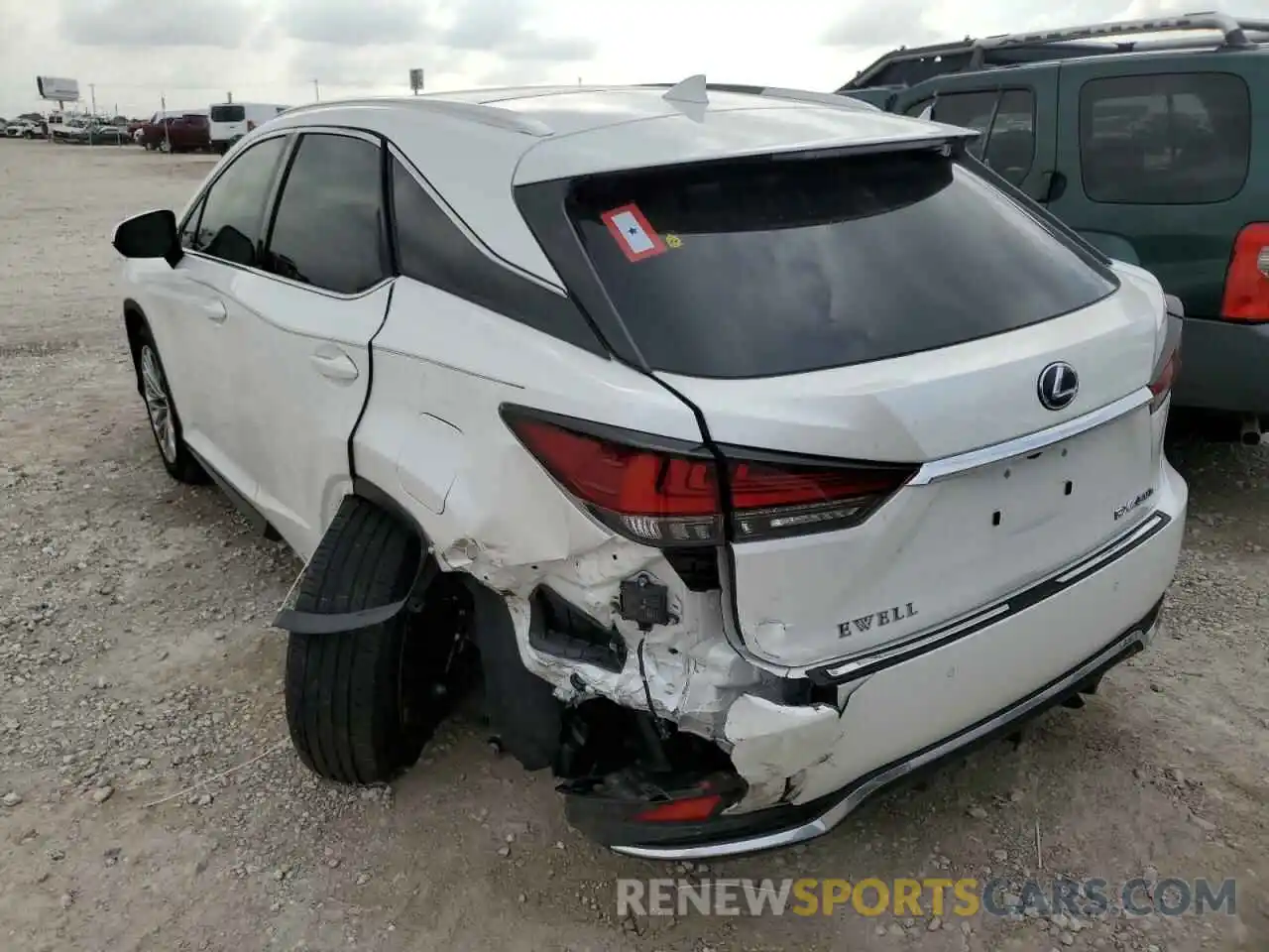 3 Photograph of a damaged car 2T2JGMDA7NC082215 LEXUS RX450 2022