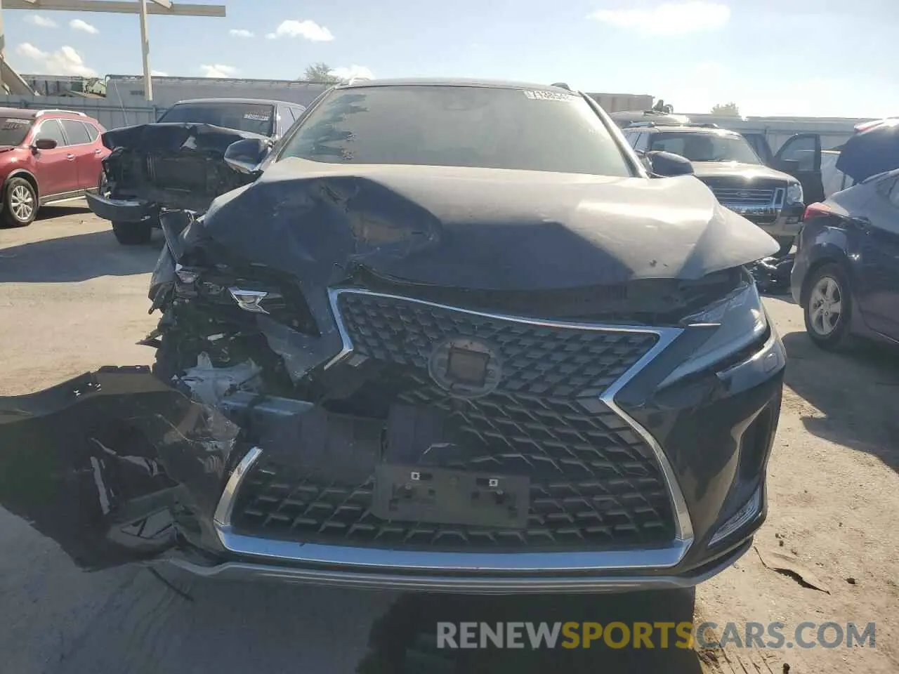 5 Photograph of a damaged car 2T2JGMDA8NC094390 LEXUS RX450 2022