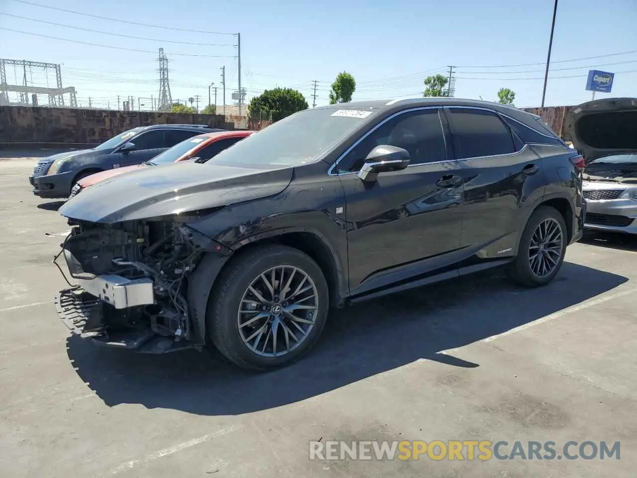 1 Photograph of a damaged car 2T2YGMDA5NC076315 LEXUS RX450 2022