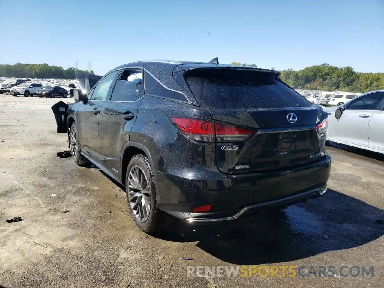 3 Photograph of a damaged car 2T2YGMDA8NC080990 LEXUS RX450 2022