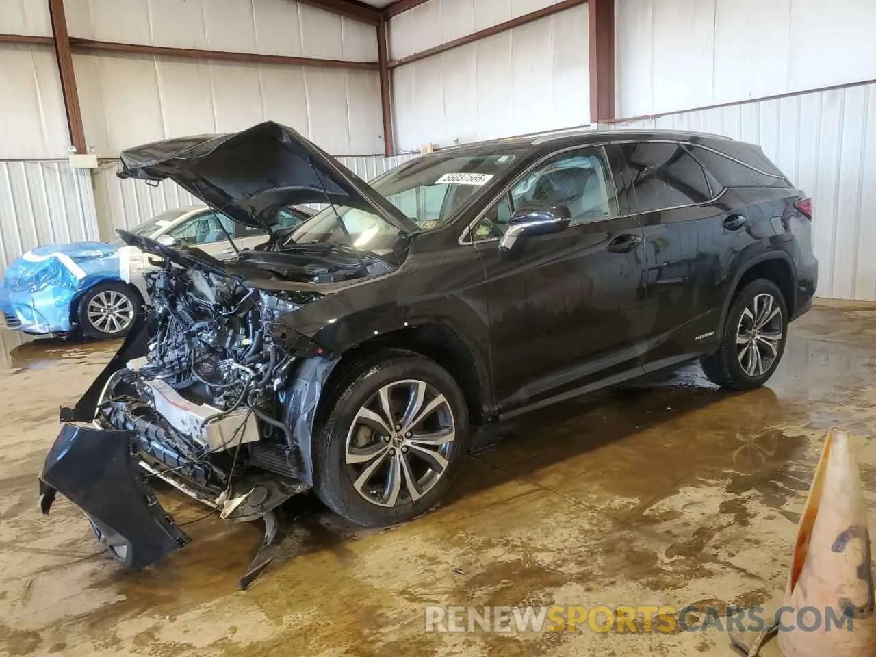 1 Photograph of a damaged car JTJHGKFA2N2026750 LEXUS RX450 2022