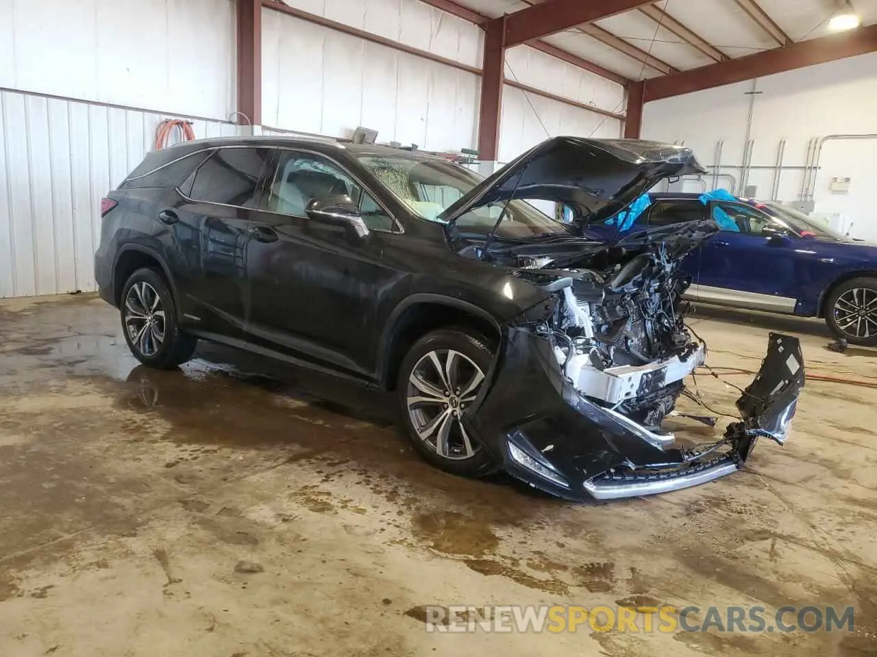 4 Photograph of a damaged car JTJHGKFA2N2026750 LEXUS RX450 2022