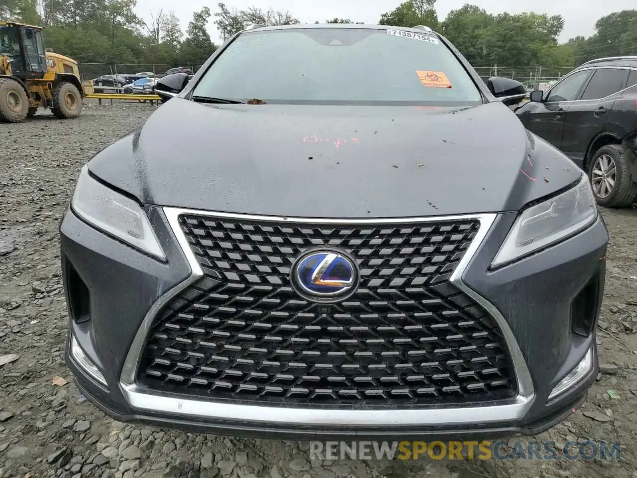 5 Photograph of a damaged car JTJHGKFA4N2022294 LEXUS RX450 2022