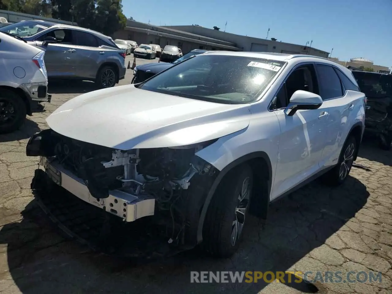 1 Photograph of a damaged car JTJHGKFA5N2022904 LEXUS RX450 2022