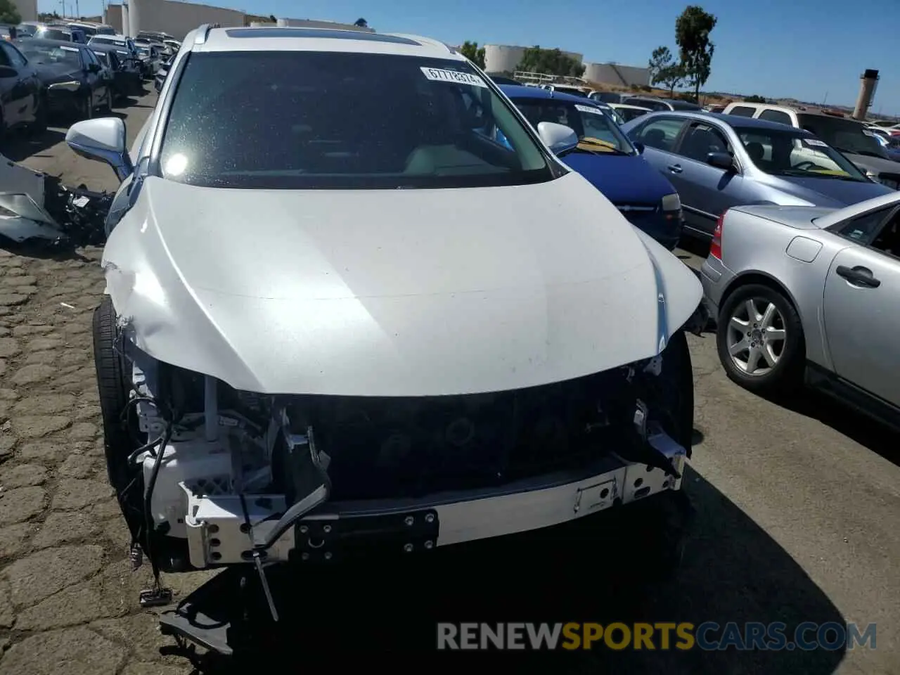 5 Photograph of a damaged car JTJHGKFA5N2022904 LEXUS RX450 2022