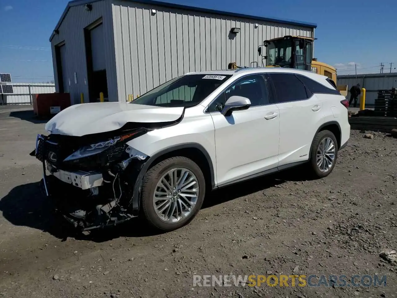 1 Photograph of a damaged car JTJJGKFA0N2026523 LEXUS RX450 2022