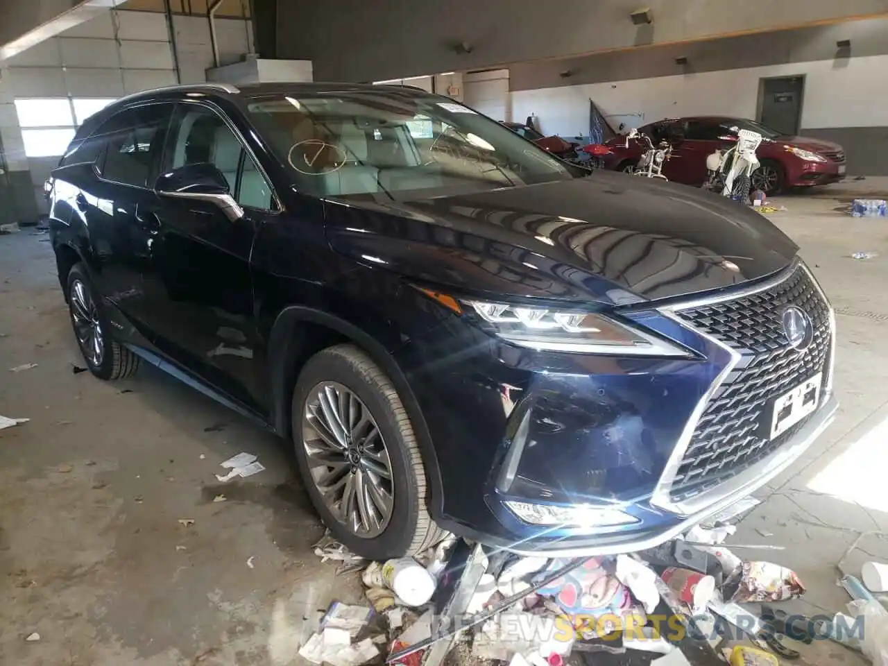 1 Photograph of a damaged car JTJJGKFA6N2021553 LEXUS RX450 2022