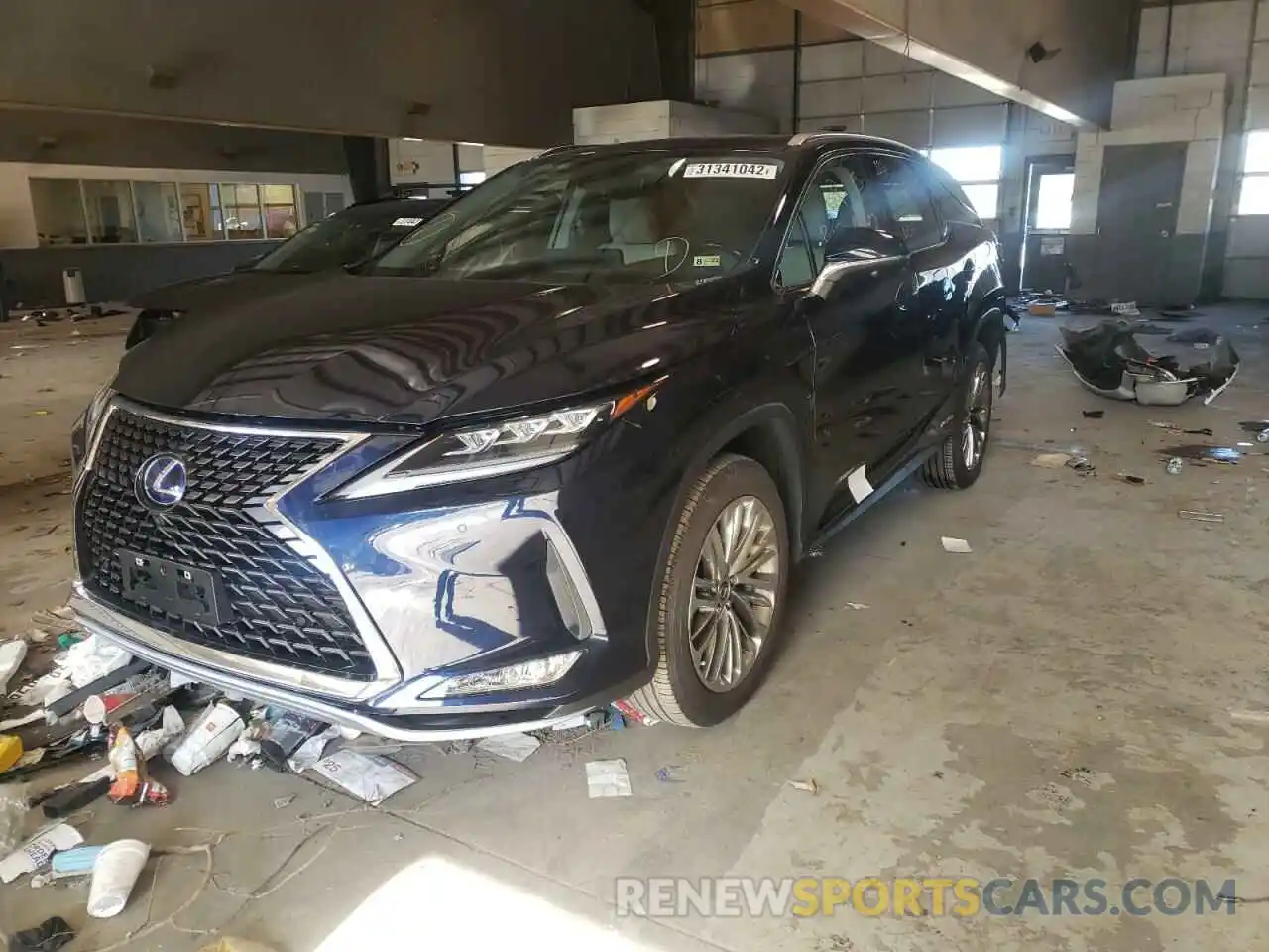 2 Photograph of a damaged car JTJJGKFA6N2021553 LEXUS RX450 2022