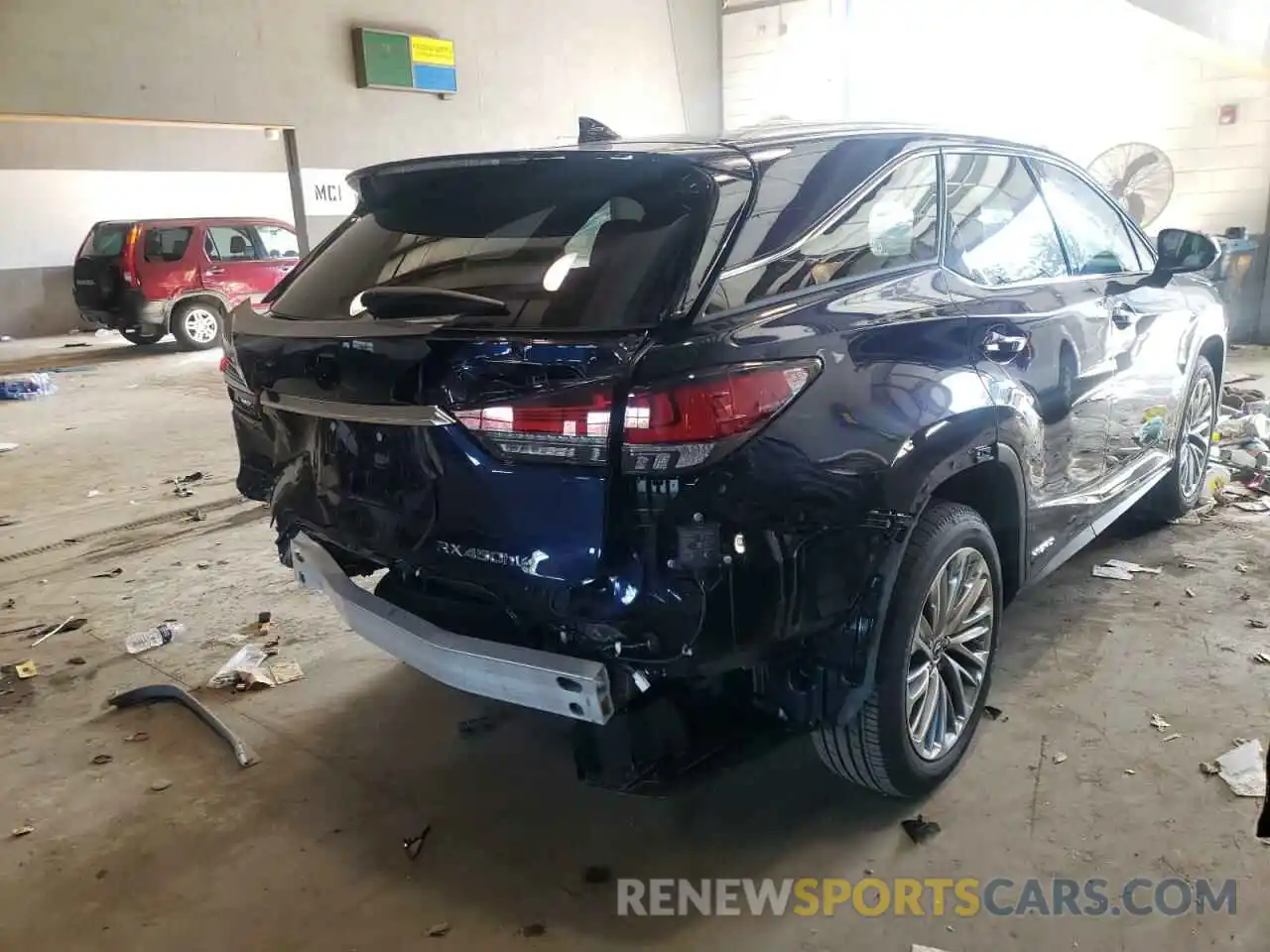 4 Photograph of a damaged car JTJJGKFA6N2021553 LEXUS RX450 2022