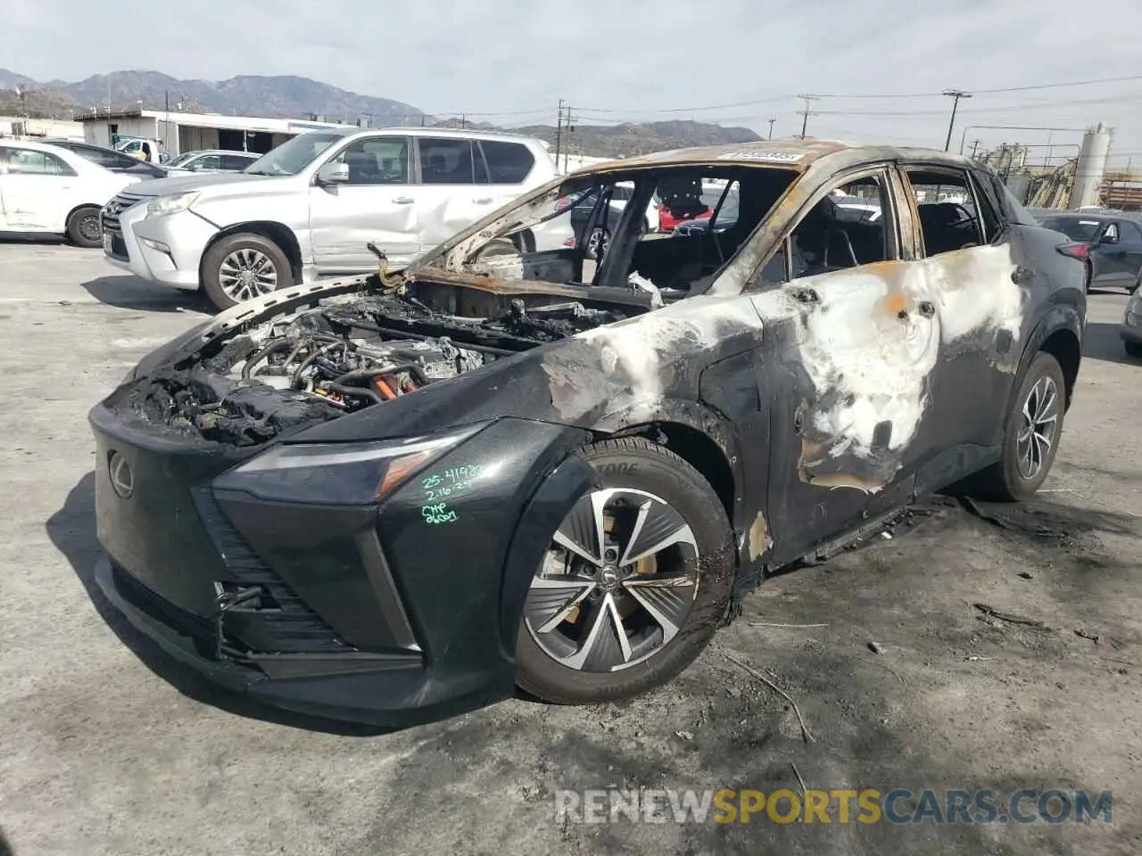 1 Photograph of a damaged car JTJABABB0RA004671 LEXUS RZ 300E 2024