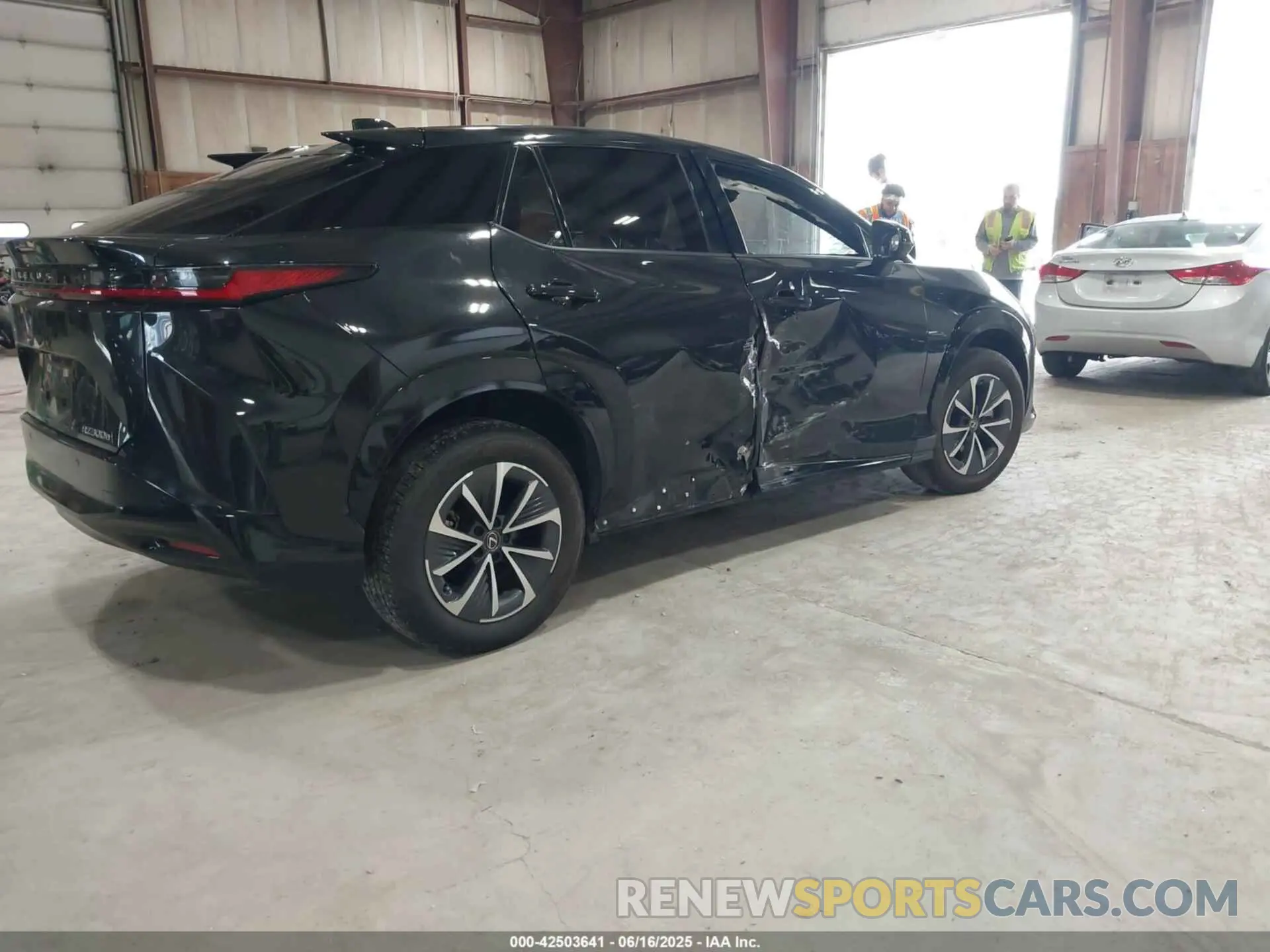 4 Photograph of a damaged car JTJABABB3RA005717 LEXUS RZ 300E 2024