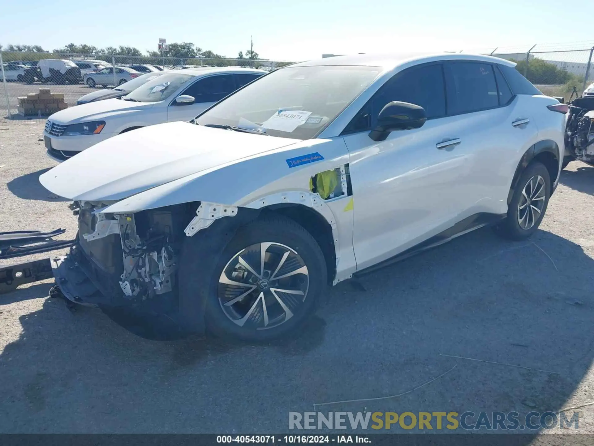 2 Photograph of a damaged car JTJABABB6RA004805 LEXUS RZ 300E 2024