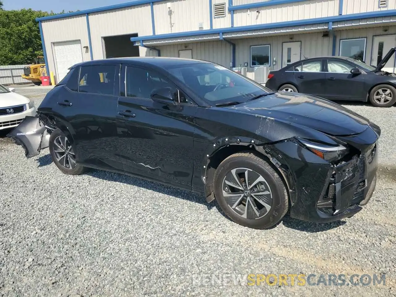 4 Photograph of a damaged car JTJABABB8RA001095 LEXUS RZ 300E 2024