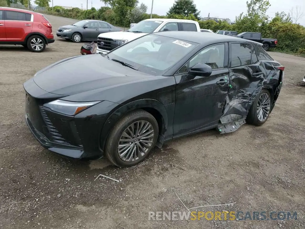 1 Photograph of a damaged car JTJAAAAB2PA002907 LEXUS RZ 450E 2023